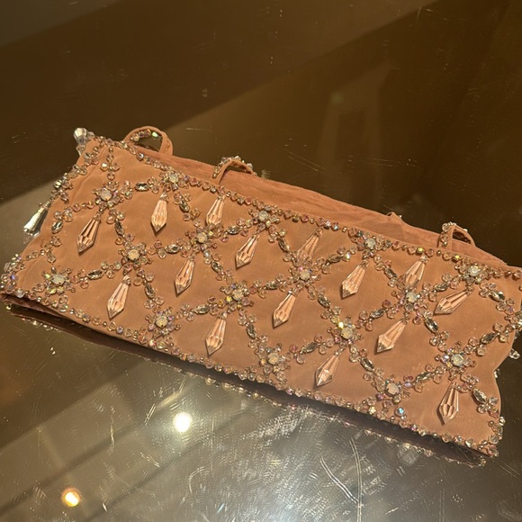 OCEANUS Caliope Crystal Beaded Crop Top - Picture 6 of 7